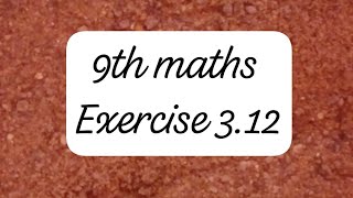 9th maths exercise 312 answers solve find solve by the method of elimination [upl. by Notsirk]