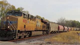 Union Pacific MPECL Near Peoria IL  Oct 29 2024 [upl. by Daitzman]