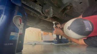 Changing the Transmission Fluid on a TJ Wrangler [upl. by Hatnamas702]