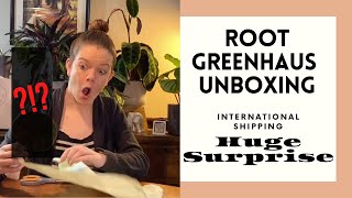 Root Greenhaus Unboxing  Wishlist Plant Haul  Rare Plants  HUGE SURPRISE [upl. by Euphemiah]