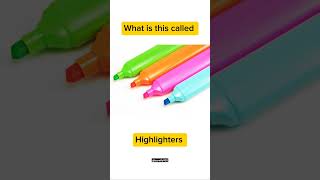 Stationary items part 3 viralvideo quiz english [upl. by Tepper]