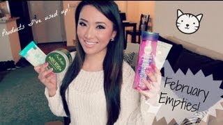 February Empties Products Ive Used Up 2  hollyannaeree [upl. by Ailadi]