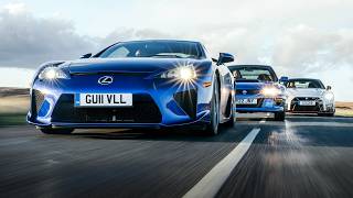 Lexus LFA v Nissan GTR Nismo v Subaru Impreza 22B Japans greatest hits [upl. by Torry]