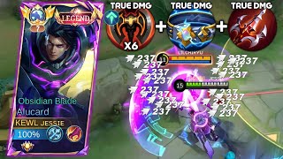 ALUCARD NEW TRUE DAMAGE ONE SHOT BUILD IS THE NEW BEST BUILD🔥 unlimited true damage [upl. by Hilton]