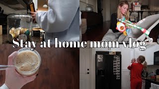 SAHM vlog Decorating for Christmas shopping grocery haul [upl. by Tacklind188]