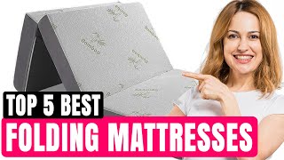 Best Folding Mattress Review Top 5 Buying Guide 2024 [upl. by Marcy]