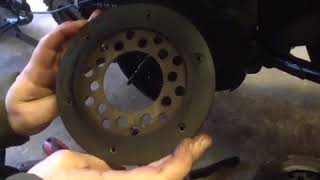 Harley Davidson WL Clutch Disk disassembling [upl. by Aicil]