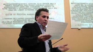 Bruno Longo al Sindaco di Foggia Mongelli quotSindaco tu hai fatto fallire AMICA Spaquot [upl. by Nyltac]