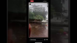 This was back in june lmfao florida flood naturaldisaster genz fyp hurricane flashflooding [upl. by Namzaj]