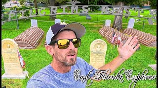 The Old Pilgrims Rest Cemetery in Ormond Beach Florida [upl. by Frymire]