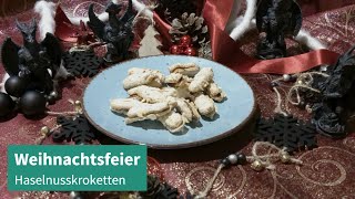 Haselnusskroketten Weihnachtskekse [upl. by Cleave]