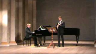 Mozart Clarinet Sonata in Eminor K304 originally for Violin 2nd Movement [upl. by Sajovich]