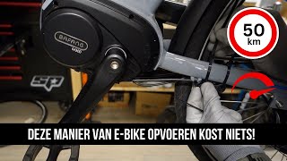 Gratis EBike opvoeren  Elektrische fiets op voeren met simpel trucje [upl. by Wadesworth]