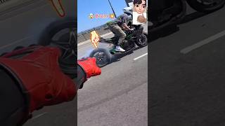 Kawasaki Ninja H2 Bike  Ninja H2 Public Reaction 👀🏍️  Ninja bike lovers shorts ninjah2 kawasaki [upl. by Luap789]