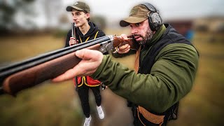 Die Jagd nach der Taube Flinte schießen Lernen vom Profi Schießstand VLOG [upl. by Farrel]