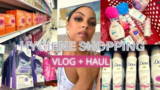 HYGIENE SHOPPING VLOG  HAUL  Come Hygiene Shopping With Me  Target Walmart Beauty Supply [upl. by Ahsiniuq]