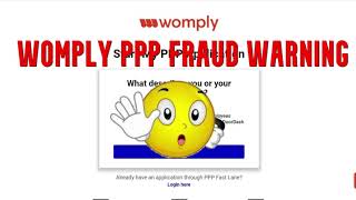 😮WARNING‼️ Womply PPP Paycheck Protection Program Loan Fraud False Documents SBA IRS Investigation [upl. by Celestine]