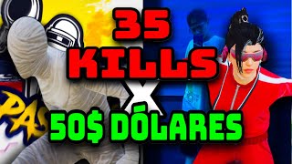 DUO VS SCUAD CON PASBOG POR RETO DE 50 DÓLARES  44 KILLS  PUBG MOBILE [upl. by Consalve]