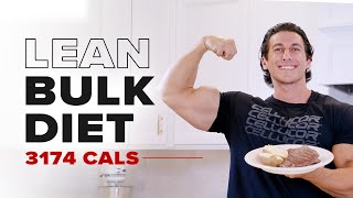 Sadik’s Lean Bulking Diet  Meal Plan  Full Day of Eating  3174 Calories [upl. by Ekalb760]