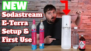 Sodastream E Terra Setup and First use SPARKLING Water made easy [upl. by Drahsir]