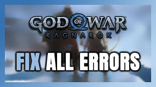 How to FIX God Of War Ragnarok All Errors [upl. by Nnaillek]