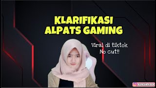 KLARIFIKASI ALPATS GAMING [upl. by Ruzich]