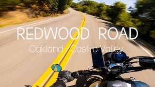 Redwood Road  Oakland to Castro Valley  XSR900  Graves Full System Exhaust  4K POV [upl. by Wooldridge]