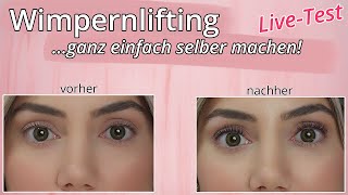 Wimpernlifting  LashLifting Luxe Cosmetics  Ich bin SPRACHLOS 😱 [upl. by Wendell]