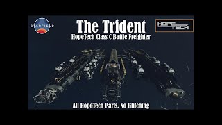 The Trident All HopeTech Starfield Ship Build No Glitching Required [upl. by Nillek]