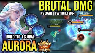 Aurora Best Build 2024  888  Build Top 1 Global Aurora  MLBB mobilelegends mlbb aurora [upl. by Yenaled]