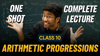 Arithmetic Progression Class 10 in One Shot 🔥  Class 10 Maths Chapter 5 AP  Shobhit Nirwan [upl. by Aimik]