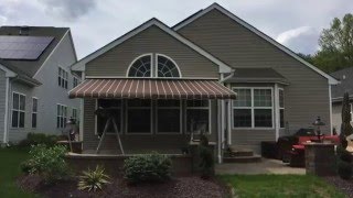 SunSetter Motorized Awning Installation in Waretown NJ 08758 [upl. by Aitital545]