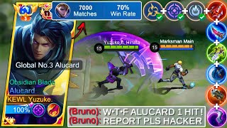 WTF DAMAGE  Best Alucard 1 HIT BUILD amp EMBLEM for Auto Win  Global 1 Alucard Complete Tutorial [upl. by Ilbert981]