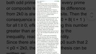 Goldbach Conjecture and the Inequality with Number 8 the Infinity Induction Principle with 9 [upl. by Akire]