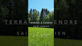 Terrain à vendre à SaintDamien Lanaudière🌲 [upl. by Wehttan]