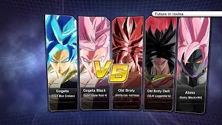 XV2 PC Gogeta Black SSJR4ampGogeta SSJ4BE vs Old Broly SFPSJ4 FPOld Broly Dark LSSJ4Ahms 3a Forma [upl. by Imogene]