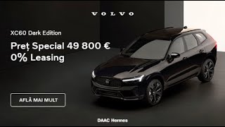 OFERTA LIMITATĂ VOLVO XC60 DARK EDITION [upl. by Ynahirb]