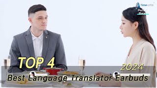 TOP 4 Best Language Translator Earbuds 2024 [upl. by Colis]