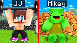 Strong BODYBUILDER JJ vs Weak FAT Mikey Fitness Survival Battle Challenge  Maizen JJ and Mikey [upl. by Armin]