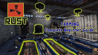 🌲🔌 RUST  FARMING  Beginner to Pro in 10 Minutes  COMPLETE GUIDE 🔌🌲 [upl. by Aimac]