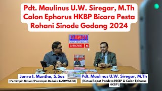 Calon Ephorus HKBP dan Pesta Rohani Sinode Godang 2024 [upl. by Domph56]