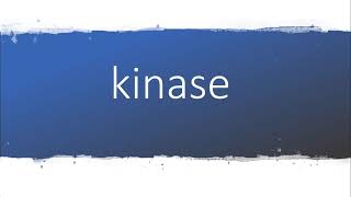 How to pronounce kinase [upl. by Carlye493]