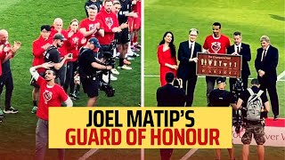 JOEL MATIP Liverpool FC Goodbye Guard of Honour [upl. by Retsevel]