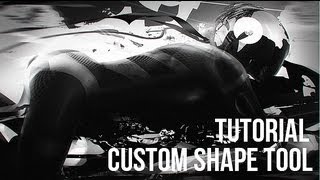 Custom Shape Tool  Technique Basics Tutorial [upl. by Nauwtna28]