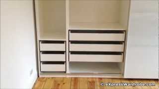 IKEA Pax Tonnes Sliding Door Wardrobe Design [upl. by Jacquette]