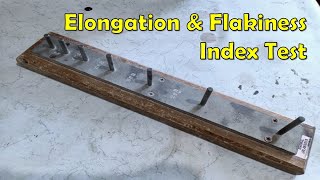 Highway Engineering  Elongation amp Flakiness Index Test [upl. by Dorion]