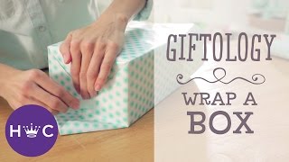 How to Wrap a Box  Giftology [upl. by Yrak]