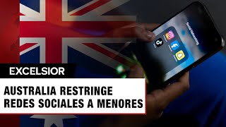 Australia le da el sí para prohibir las redes sociales a menores de 16 años [upl. by Ruyam109]