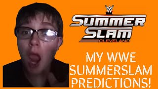 My WWE Summerslam Predictions [upl. by Inahet]