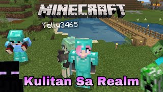 Kulitan sa Realm with Yelly and Shin Katok  Minecraft Pocket Edition [upl. by Seda749]